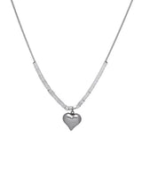 Colorfast Heart Charm Necklace