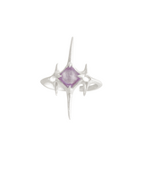 Purple Zircon Starfish Ring