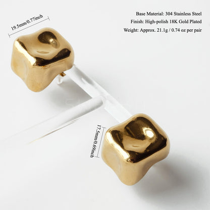 Molten Nugget Studs