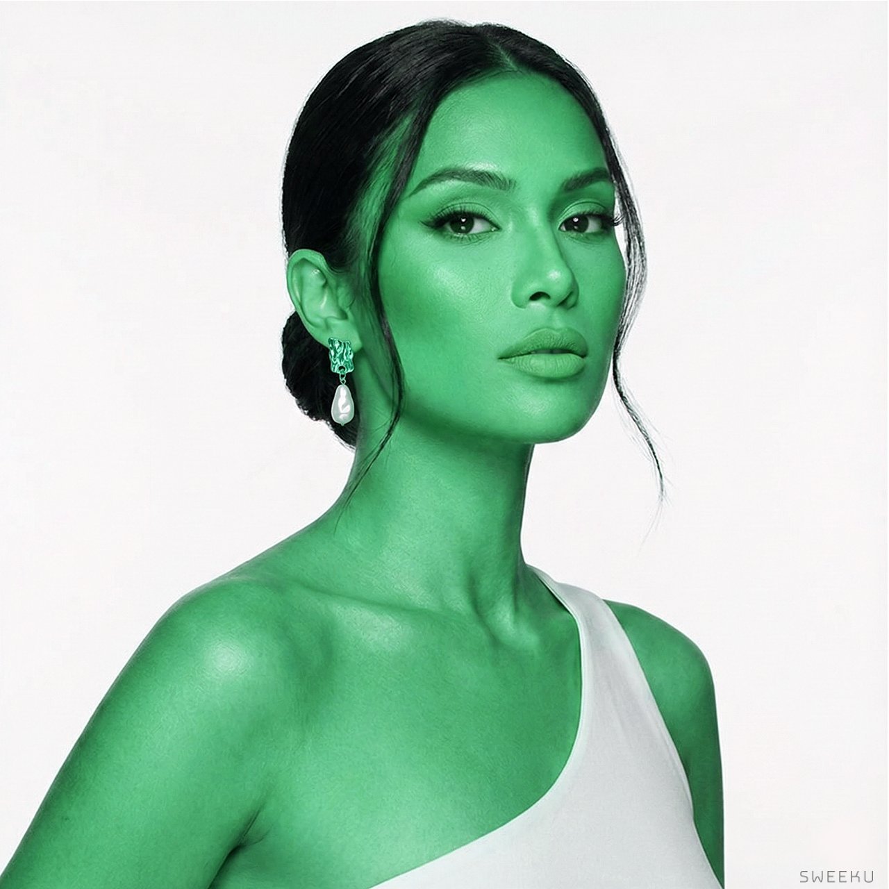 Organic Hammered & Baroque Pearl Drop Earrings