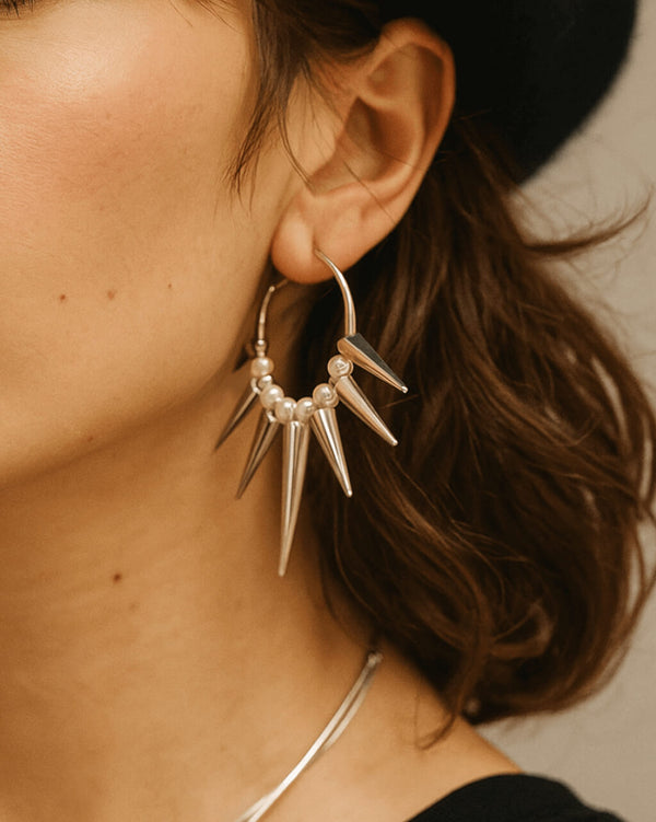 Thorn and Pearl Earrings