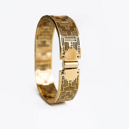 Labyrinth Architectural Bangle