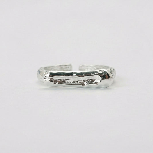 Molten Line Open Ring