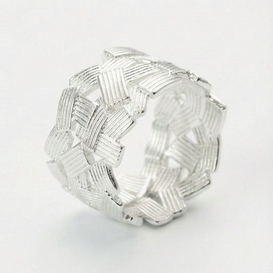 Weave Echo Ring Open Ring