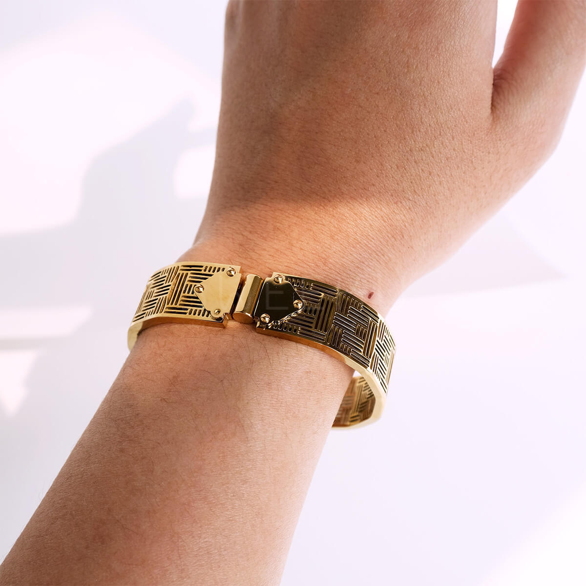 Labyrinth Architectural Bangle