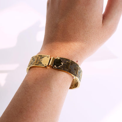 Labyrinth Architectural Bangle