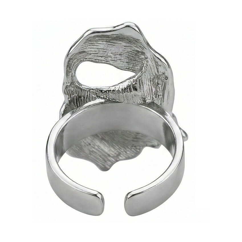 Silver Relic Sculptural Ring