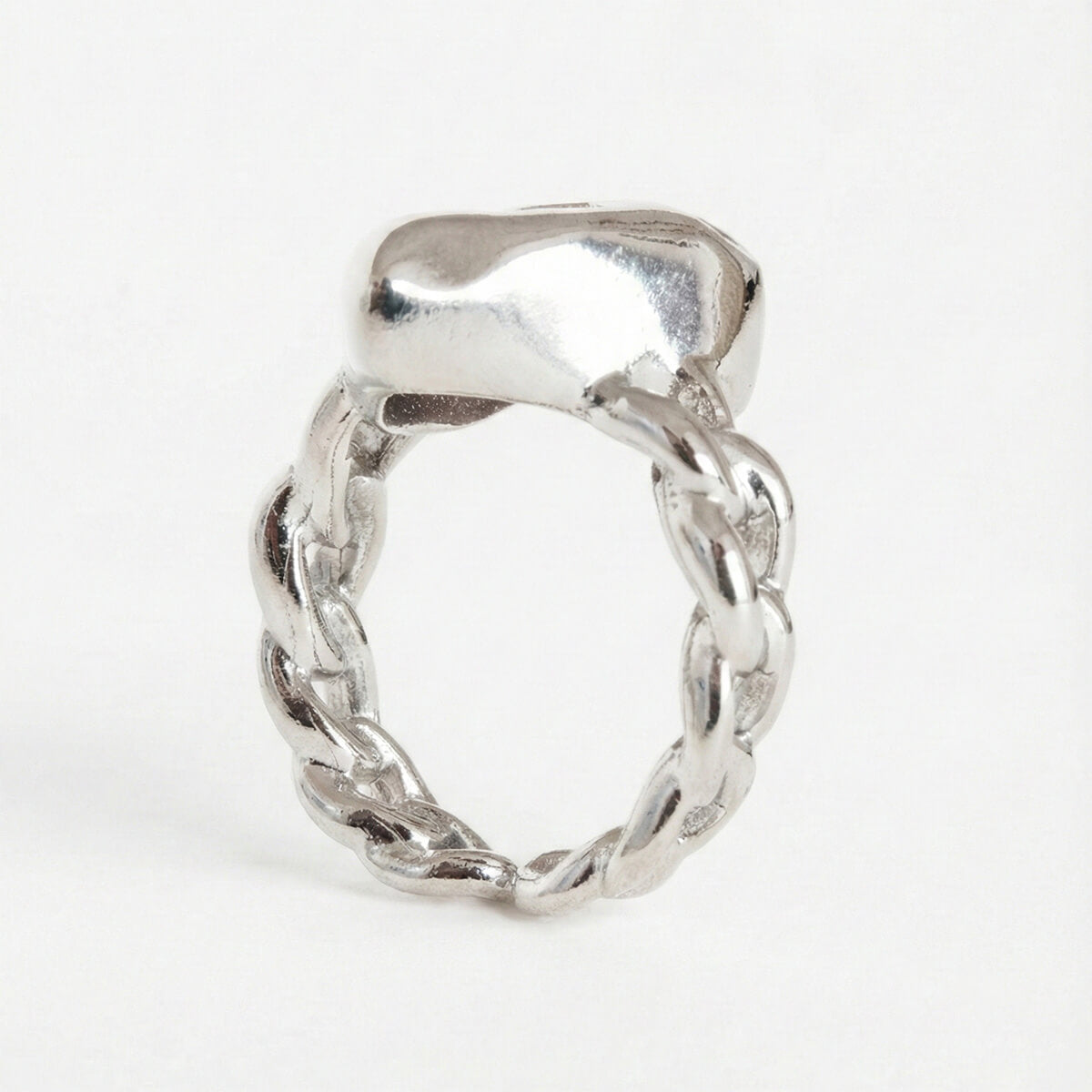 Blush Flux Heart Ring