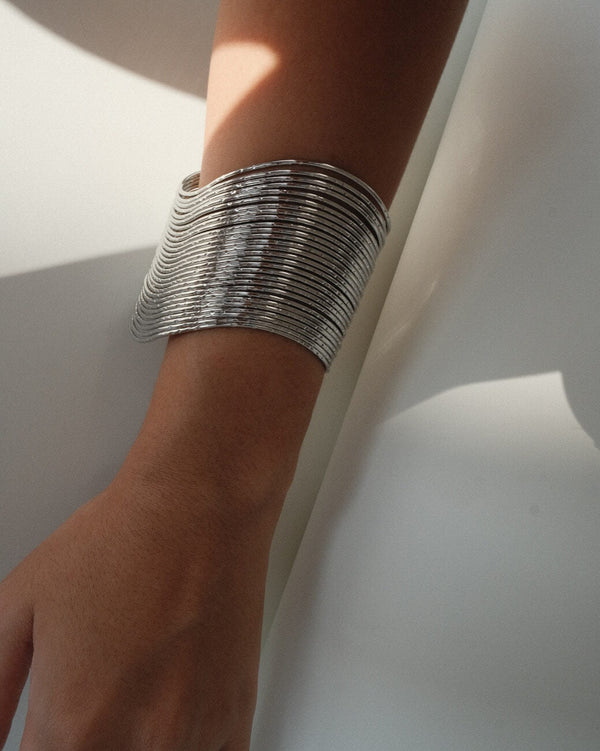 Geometric Wave Bracelet