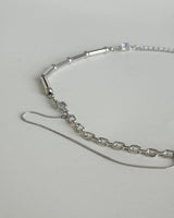 Lava Chain Link Necklace with CZ