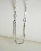 Lava Chain Link Necklace with CZ
