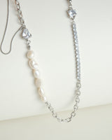 Lava Chain Link Necklace with CZ