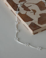 Small Flower Brushed Necklace