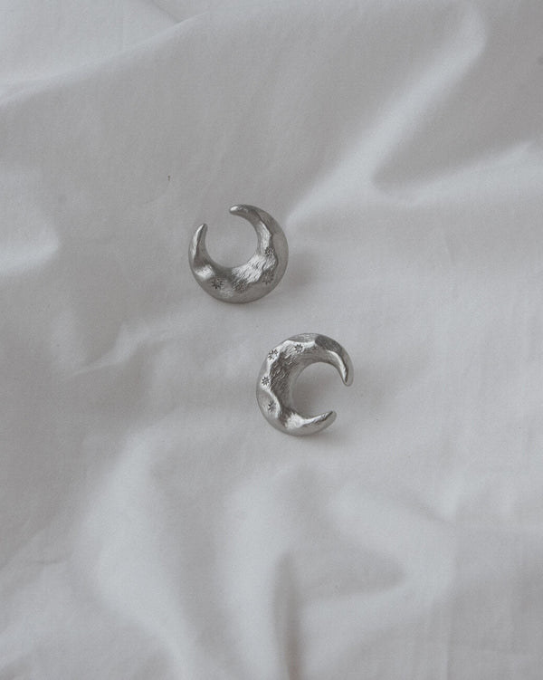 Crescent Moon and Star Earrings