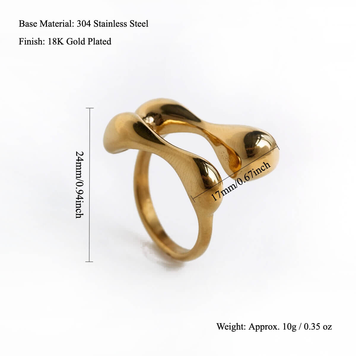 Duo Orb Ring