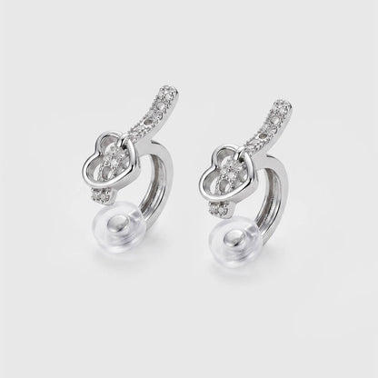 Fasten Heart Clip-ons