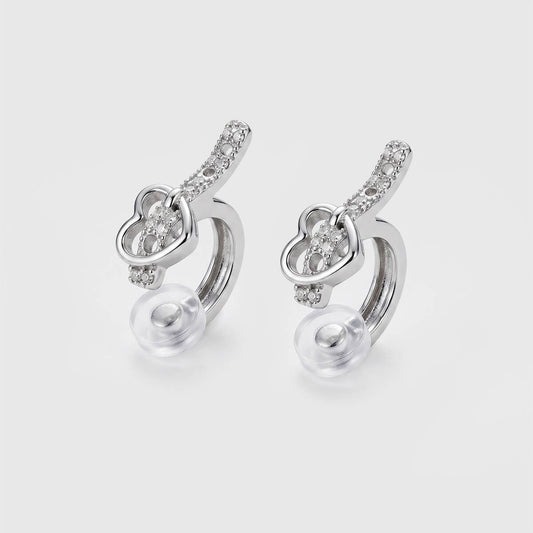 Fasten Heart Clip-ons