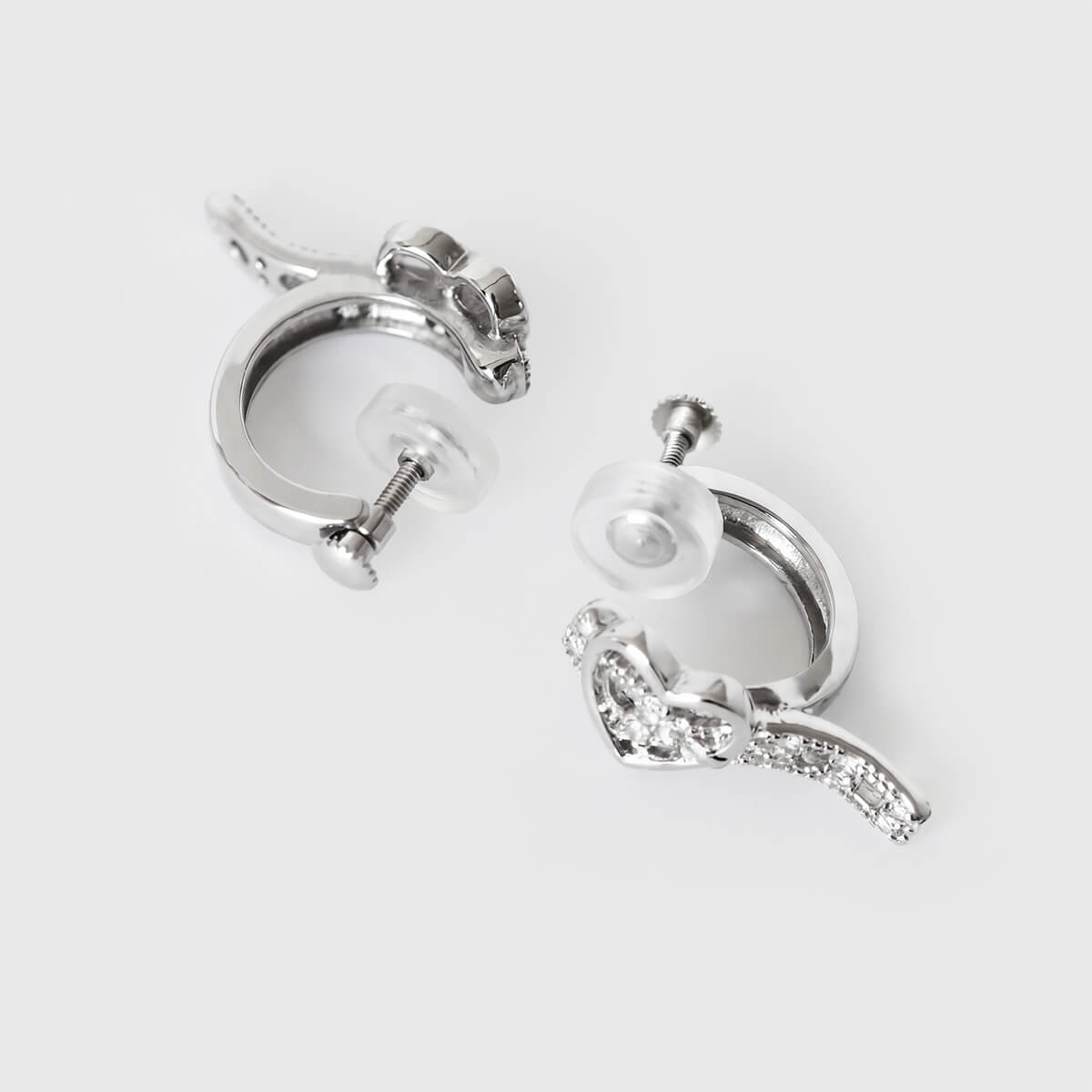 Fasten Heart Clip-ons