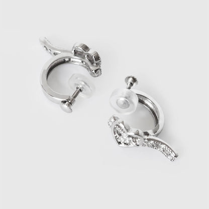 Fasten Heart Clip-ons