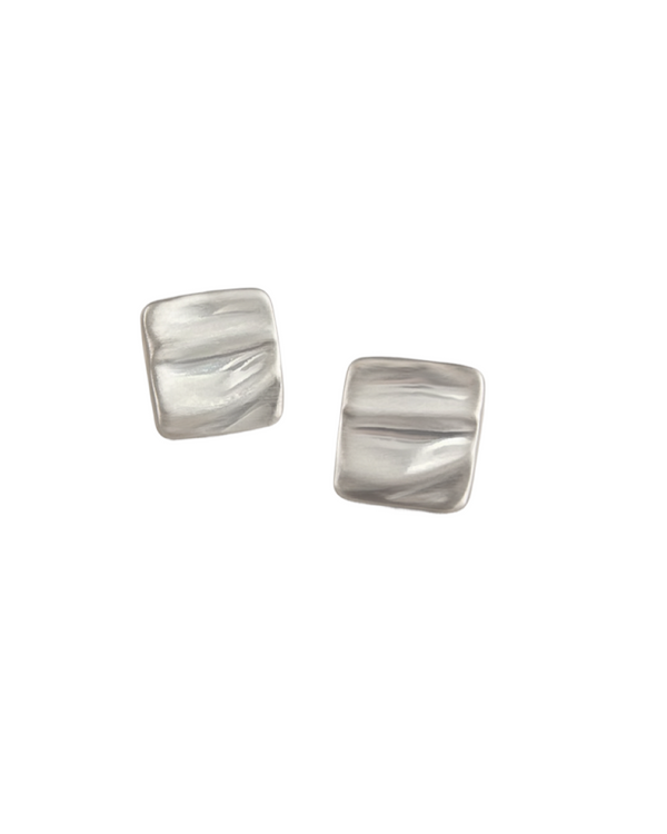 Folded Square Earrings