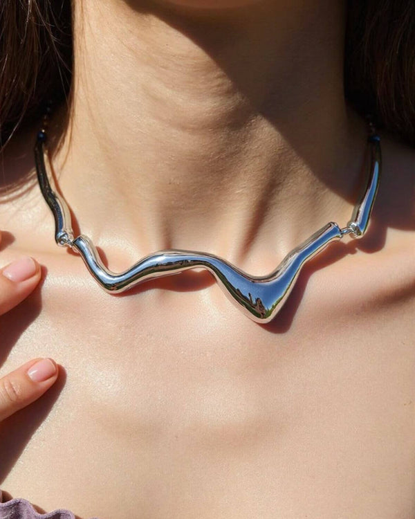 Lava Geometry Necklace