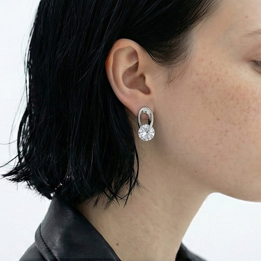 Minimalist CZ Pave Huggie Hoops