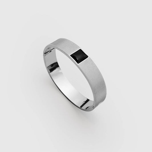 Silent Stone Bangle