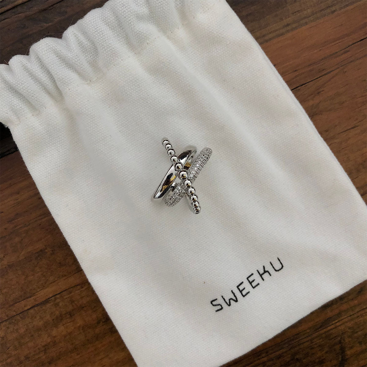 Tension Lines Adjustable Ring