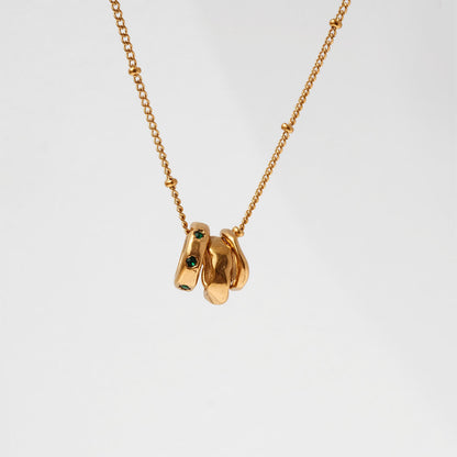Triptych Orbit Modular Necklace