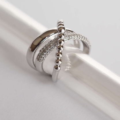 Tension Lines Adjustable Ring