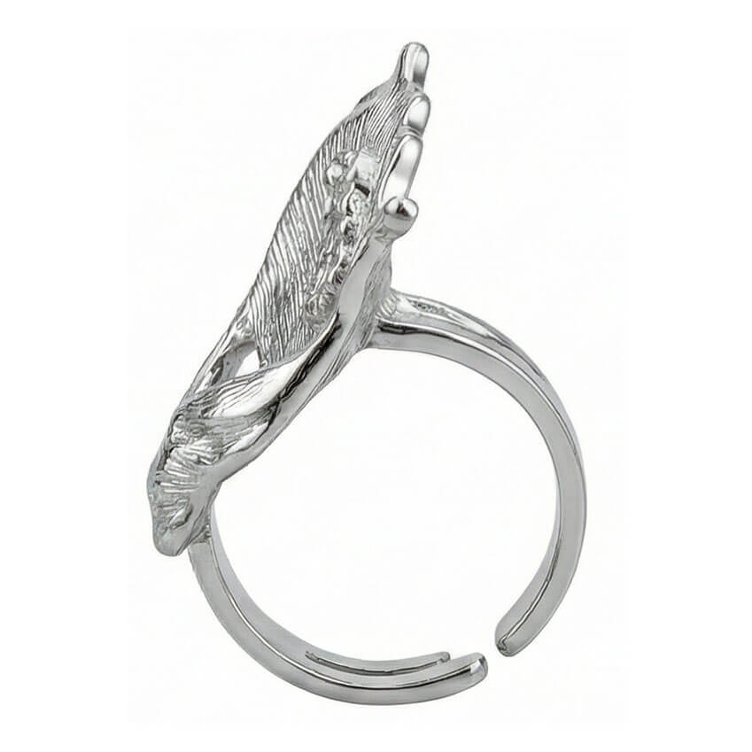 Silver Relic Sculptural Ring