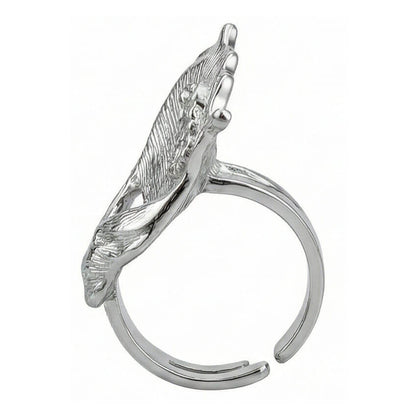 Silver Relic Sculptural Ring