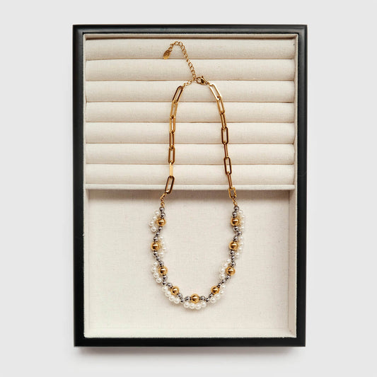 Synthesis Mixed-Media Necklace