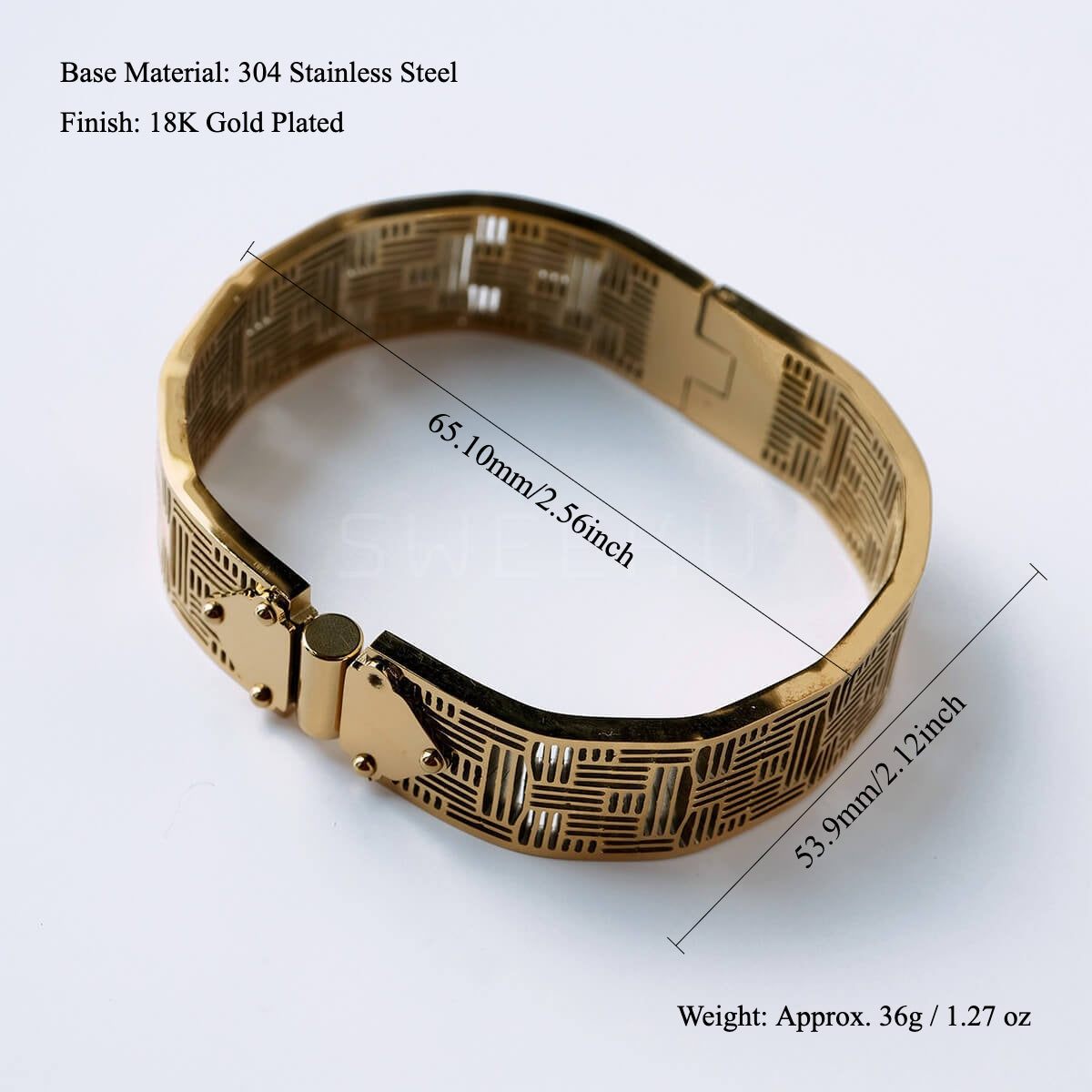 Labyrinth Architectural Bangle