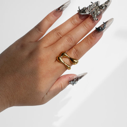 Duo Orb Ring