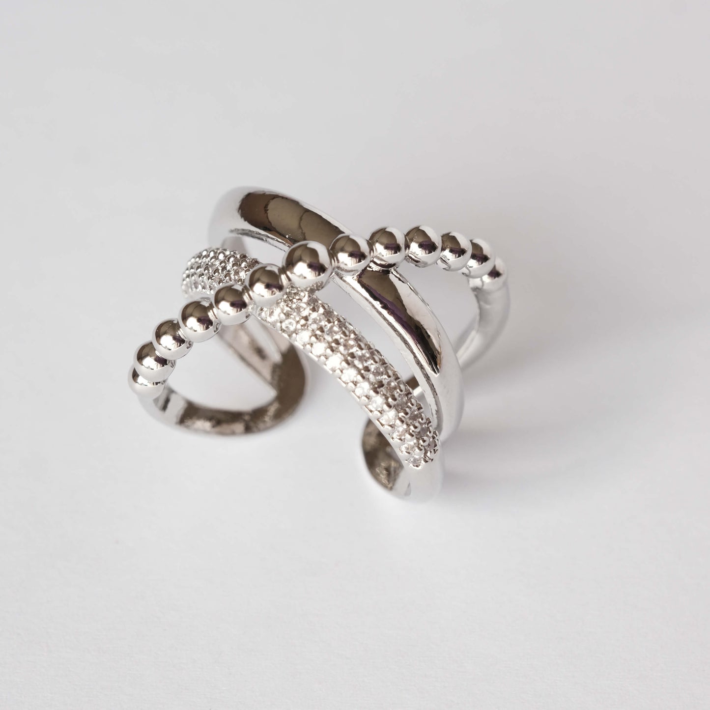 Tension Lines Adjustable Ring