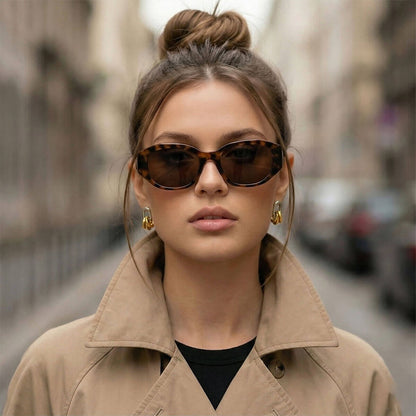 Mixed Metal Cluster Gold Drop Earrings