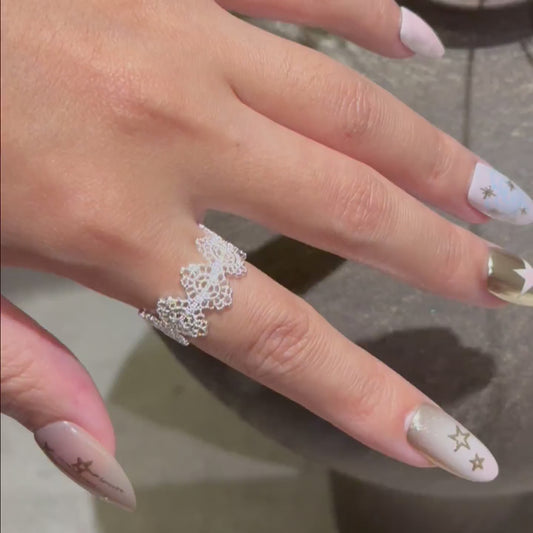 Ethereal Grid Ring